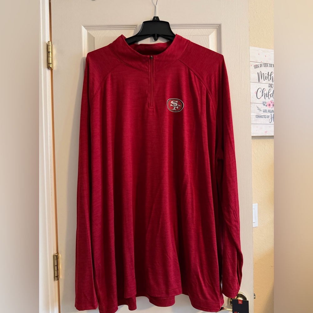 NFL 49ers Striated Primary Pullover